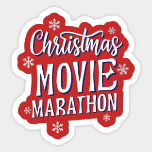 National Christmas Movie Marathon Day – December Sticker